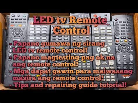 devant remote not working|Papano magrepair ng LED tv REMOTE control, Skyworth and .